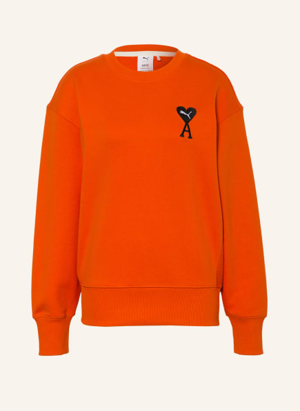 orange puma sweatshirt