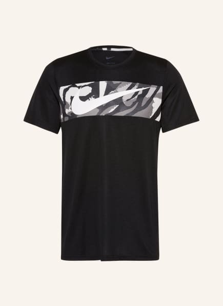 Nike T-Shirt DRI-FIT SPORT CLASH, Farbe: SCHWARZ/ WEISS/ GRAU (Bild 1)