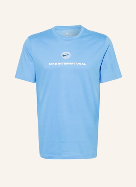 Nike Laufshirt DRI-FIT HERITAGE, Farbe: HELLBLAU (Bild 1)