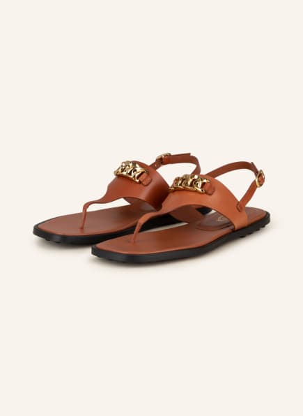 TOD'S Sandals, Color: BROWN (Image 1)
