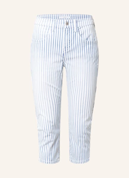 MAC 3/4-Jeans CAPRI, Farbe: DUNKELBLAU/ WEISS (Bild 1)