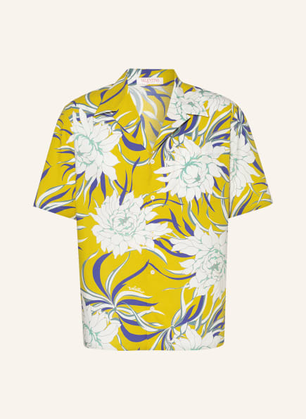 VALENTINO Resort shirt comfort fit, Color: YELLOW/ WHITE/ PURPLE (Image 1)