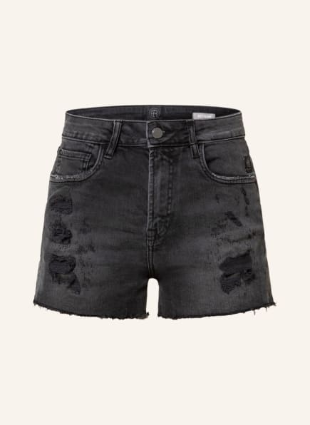 ER ELIAS RUMELIS Denim shorts in black 