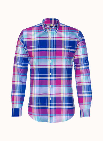 POLO RALPH LAUREN Oxfordhemd Custom Fit, Farbe: BLAU/ PINK/ HELLBLAU (Bild 1)