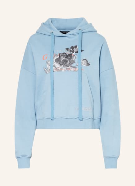 GUESS Hoodie CASSIOPEA, Color: LIGHT BLUE (Image 1)
