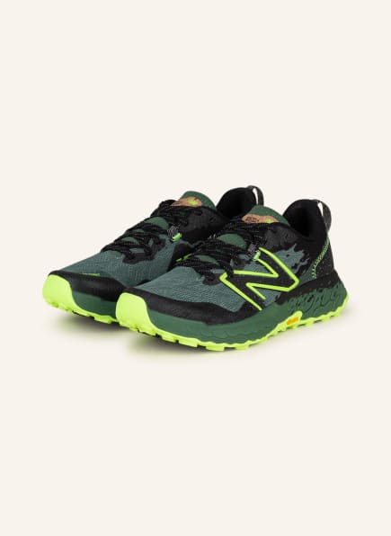 new balance Trail running shoes FRESH FOAM X HIERRO V7, Color: GREEN/ BLACK/ LIGHT GREEN (Image 1)