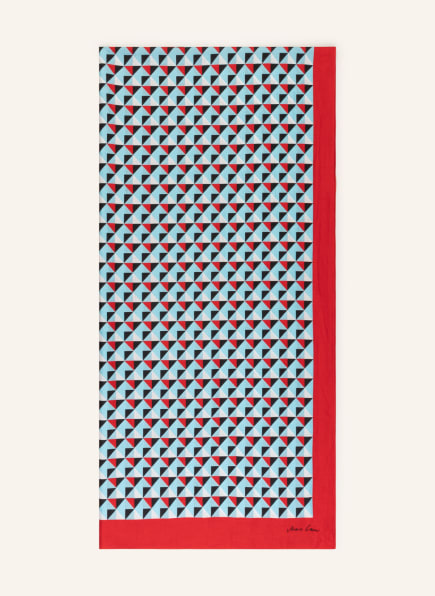 MARC CAIN Schal mit Seide, Farbe: 333 blue topaz (Bild 1)