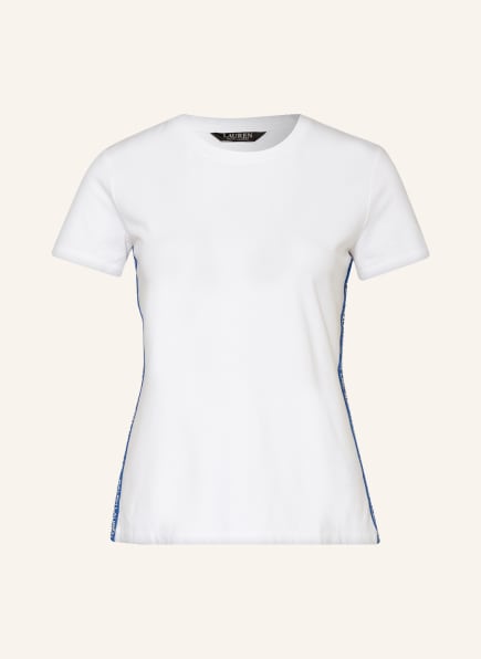 LAUREN RALPH LAUREN T-Shirt REFRESH mit Galonstreifen, Farbe: WEISS (Bild 1)