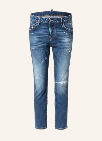 DSQUARED2 7/8 Jeans SMILEY, Color: 470 NAVY BLUE (Image 1)