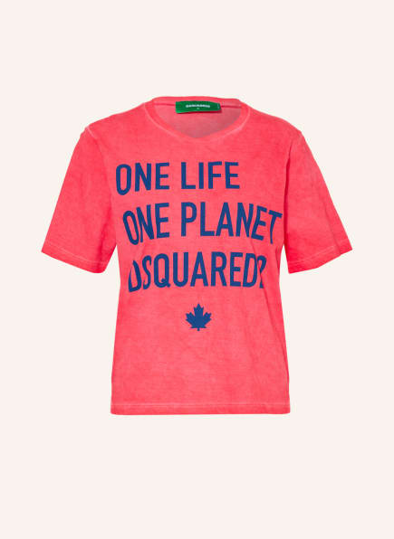 DSQUARED2 T-Shirt RENNY ONE LIFE, Farbe: ROT/ DUNKELBLAU (Bild 1)