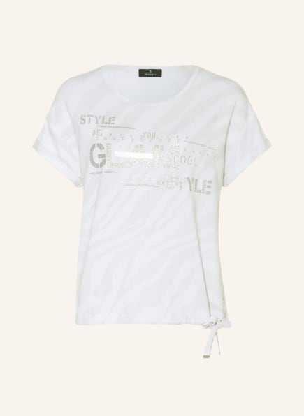 monari T-Shirt mit Schmucksteinen, Farbe: WEISS/ CREME (Bild 1)