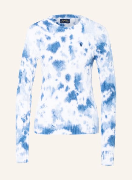 POLO RALPH LAUREN Pullover , Color: WHITE/ LIGHT BLUE (Image 1)