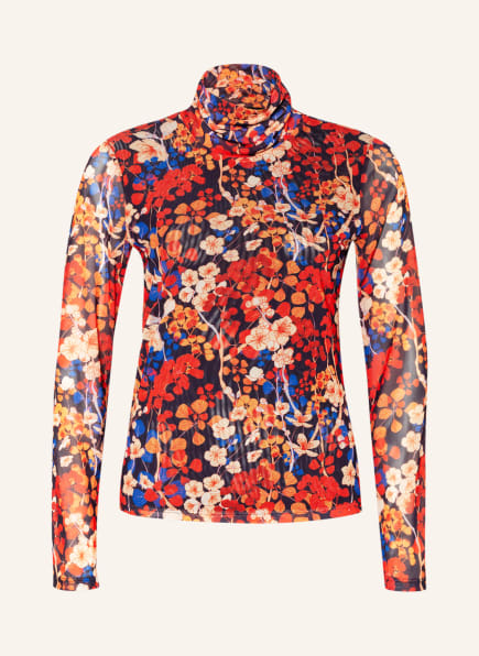 MRS & HUGS Rollkragenshirt, Farbe: DUNKELBLAU/ ROT/ ORANGE (Bild 1)