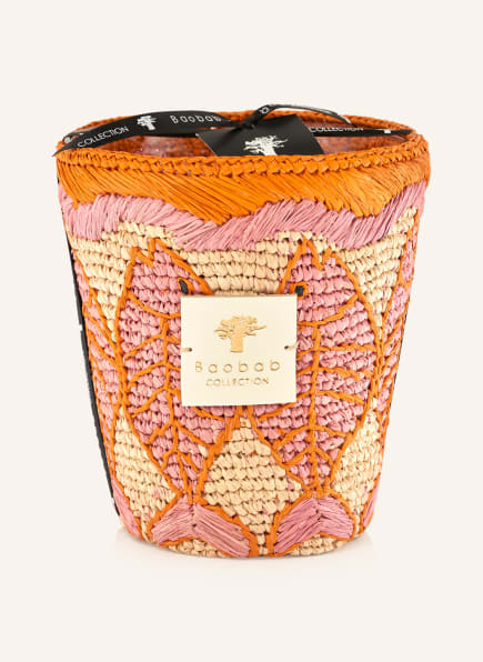 Baobab COLLECTION Duftkerze VEZO ANDRIVA, Farbe: ORANGE/ ROSA/ ECRU (Bild 1)