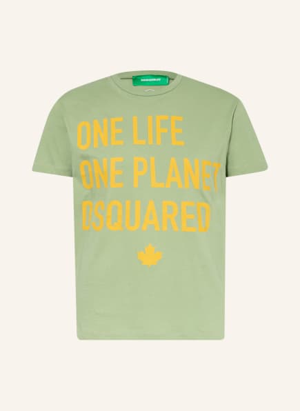 DSQUARED2 T-Shirt ONE LIFE, Farbe: HELLGRÜN (Bild 1)