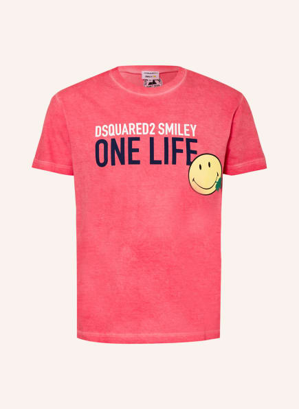 DSQUARED2 T-Shirt SMILEY, Farbe: ROT (Bild 1)