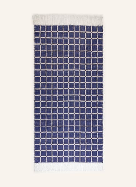 BROSTE COPENHAGEN Teppich HENNY, Farbe: DUNKELBLAU/ CREME/ WEISS (Bild 1)