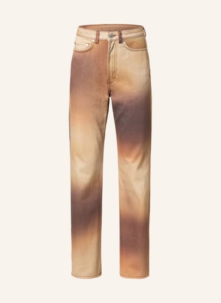 WEEKDAY Straight jeans ROWE in cognac 