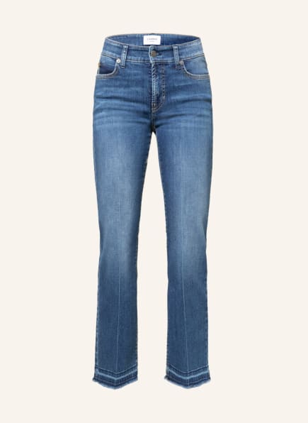 CAMBIO 7/8-jeans PARIS, Color: 5155 medium striped open hem (Image 1)