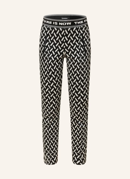 CAMBIO Trousers RANEE, Color: BLACK/ WHITE (Image 1)