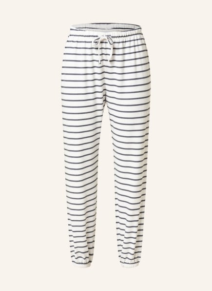 Juvia Pajama pants, Color: WHITE/ DARK GRAY (Image 1)