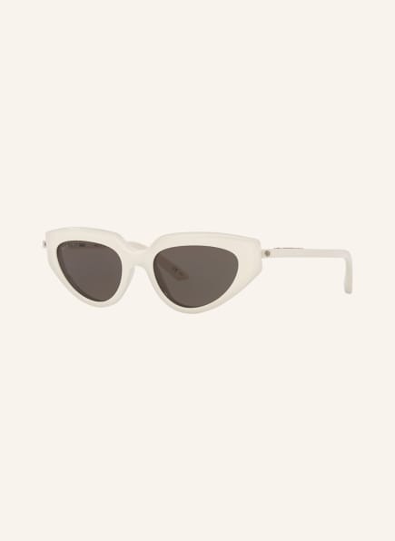 BALENCIAGA Sunglasses BB0159S, Color: 3100L1 - WHITE/ DARK GRAY (Image 1)