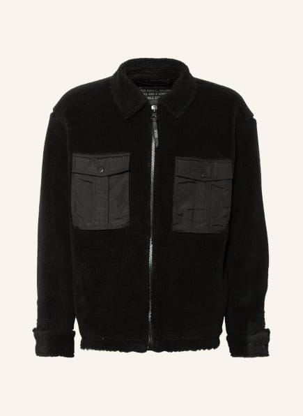 DRYKORN Overshirt LEENO in mixed materials, Color: BLACK (Image 1)