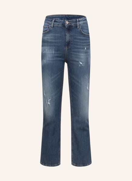 LIU JO Jeans mit Schmucksteinen, Farbe: 78348 Den.Blue dk.angel wa (Bild 1)