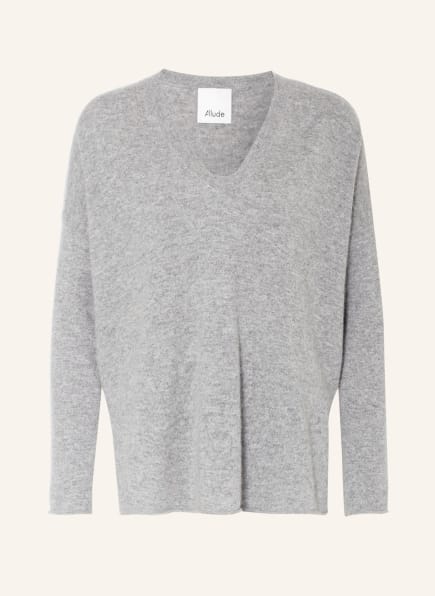 ALLUDE Oversized sweater made of cashmere , Color: GRAY (Image 1)