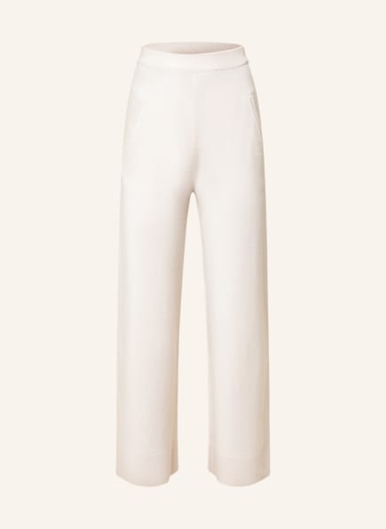 Allude Woll-Cashmere Pullunder Crème in Weiß Damen Bekleidung Hosen und Chinos Pluderhosen 