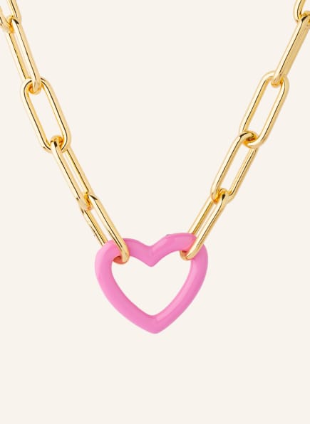 maje Halskette, Farbe: GOLD/ ROSA (Bild 1)