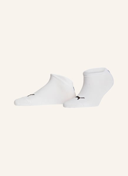 PUMA 3-pack sneaker socks, Color: WHITE (Image 1)