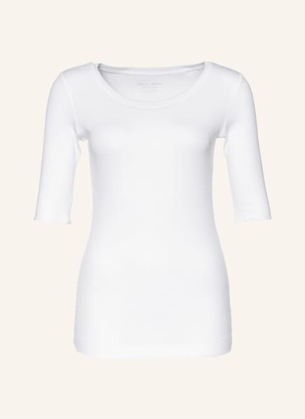 MARC CAIN Feinripp-Shirt , Farbe: 100 WEISS (Bild 1)