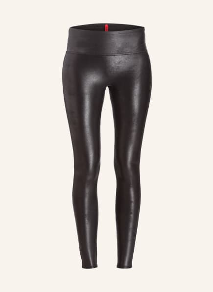 SPANX Shape leggings READY TO WOW in leather look, Color: BLACK (Image 1)