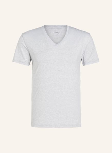 mey V-Shirt Serie DRY COTTON , Farbe: GRAU MELIERT (Bild 1)