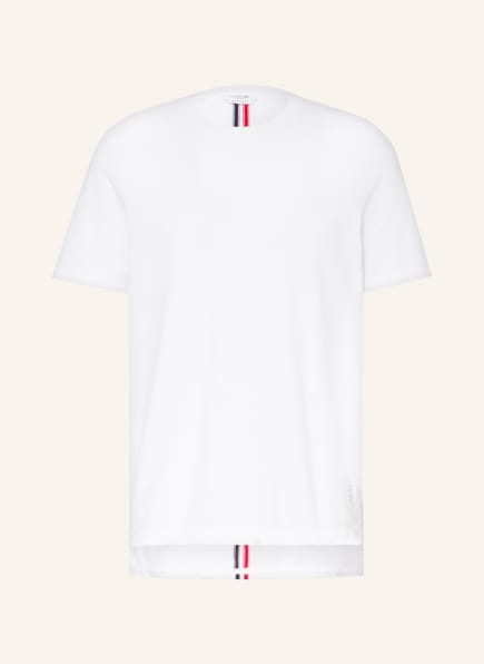 THOM BROWNE. Piqué shirt, Color: WHITE (Image 1)