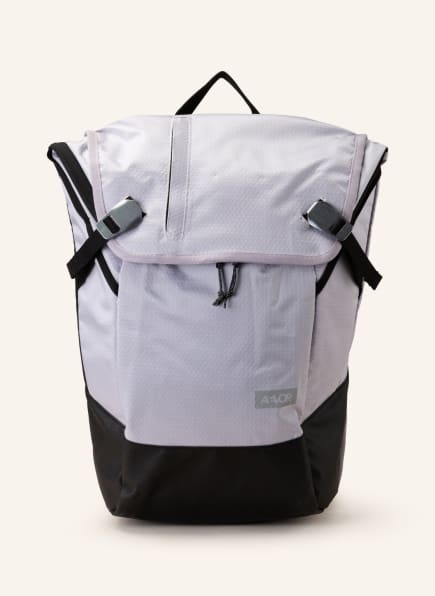 AEVOR Backpack DAYPACK PROOF 18 l (expandable to 28 l) with laptop compartment, Color: LIGHT PURPLE/ BLACK (Image 1)