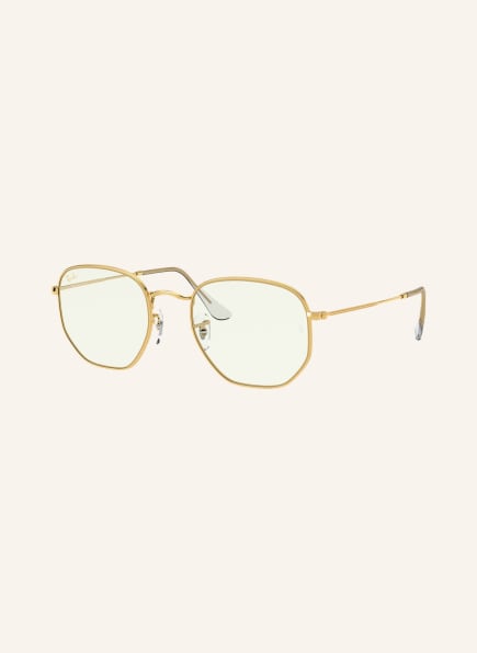 Ray-Ban Sonnenbrille RB3548, Farbe: 9196BF - GOLD/ TRANSPARENT (Bild 1)