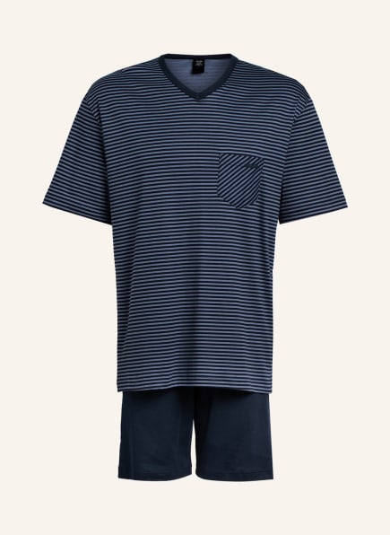 Schlafanzug Relax Streamline Basic blau Breuninger Herren Kleidung Nachtwäsche Schlafanzüge 