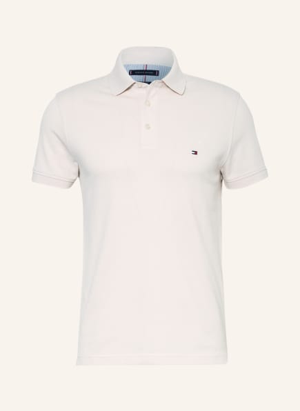 TOMMY HILFIGER Piqué-Poloshirt Slim Fit, Farbe: CREME (Bild 1)