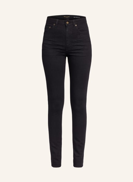 SAINT LAURENT Skinny Jeans, Farbe: 1220 WORN BLACK (Bild 1)