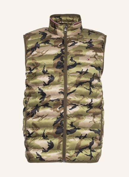 TOMMY HILFIGER Steppweste, Farbe: OLIV/ KHAKI/ SCHWARZ (Bild 1)