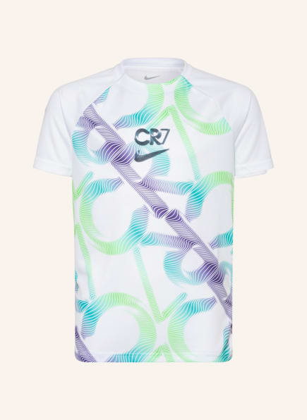 green purple nike shirt