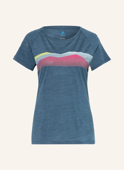 odlo T-Shirt CONCORD mit Merinowolle, Farbe: BLAU (Bild 1)