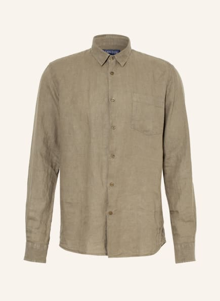 VILEBREQUIN Leinenhemd Comfort Fit, Farbe: KHAKI (Bild 1)