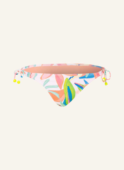 MARIE JO Bikini-Hose TARIFA, Farbe: WEISS/ HELLORANGE/ MINT (Bild 1)
