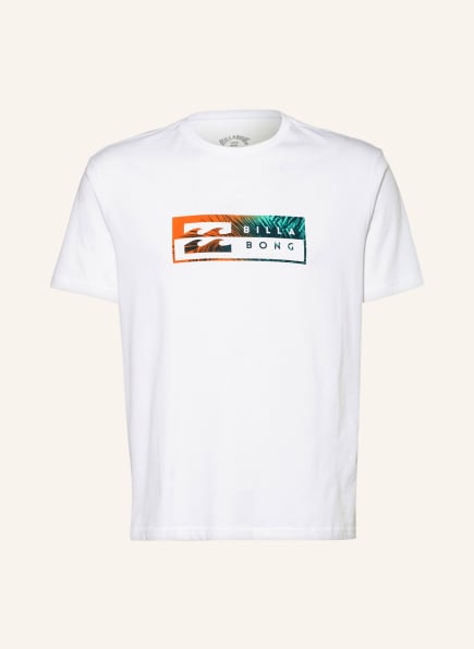 BILLABONG T-shirt INVERSED, Color: WHITE/ GREEN/ ORANGE (Image 1)