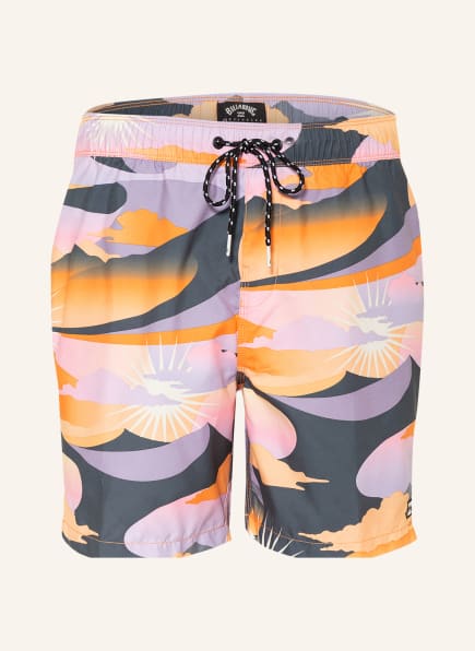BILLABONG Swim shorts SUNDAYS, Color: ORANGE/ DARK GRAY/ PINK (Image 1)