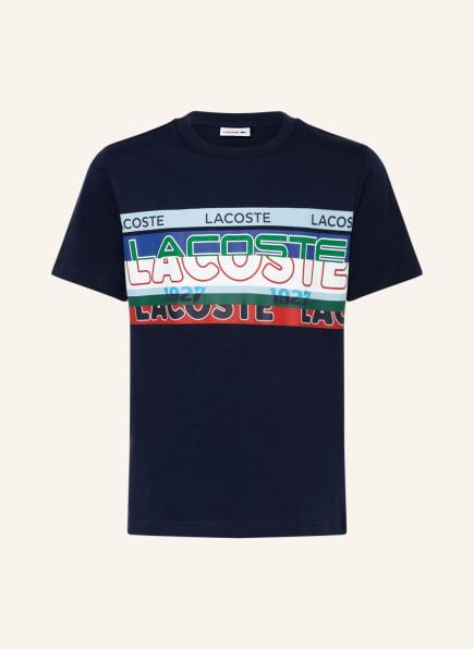 LACOSTE T-Shirt, Farbe: DUNKELBLAU/ WEISS/ GRÜN (Bild 1)