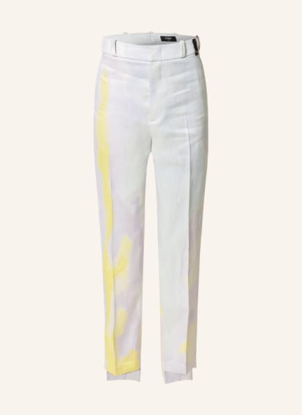 FENDI Regular fit trousers with linen, Color: F1D81 SUNRISE (Image 1)